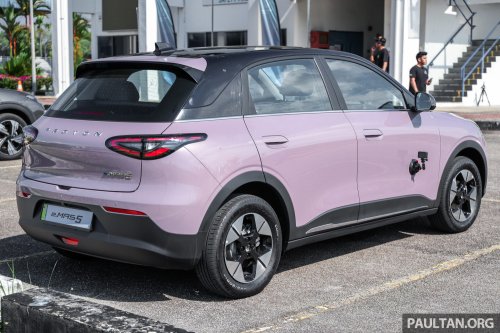 Geely EX2 in Thailand – Proton eMas 5, but with larger battery as standard, power seat, tonneau cover