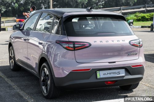Proton eMas 5 fully revealed – first photos of body colour, RM60k to RM80k est, price reveal Oct 30