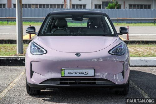 Proton eMas 5 fully revealed – first photos of body colour, RM60k to RM80k est, price reveal Oct 30