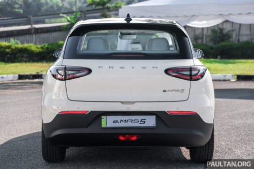 Proton eMas 5 Prime first images – 79 PS, 225 km WLTP range, halogens, steel wheels, no ADAS, RM57k