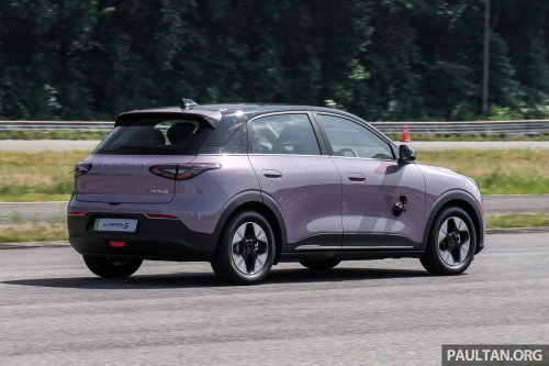 Geely EX2 in Thailand – Proton eMas 5, but with larger battery as standard, power seat, tonneau cover