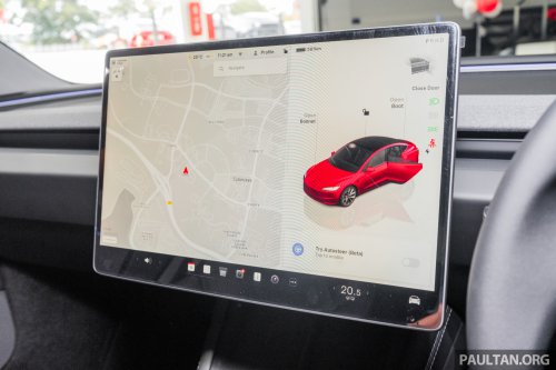 2026 Tesla Model 3 Long Range RWD in Malaysia – 750 km WLTP, indicator stalk, black badges, RM185k