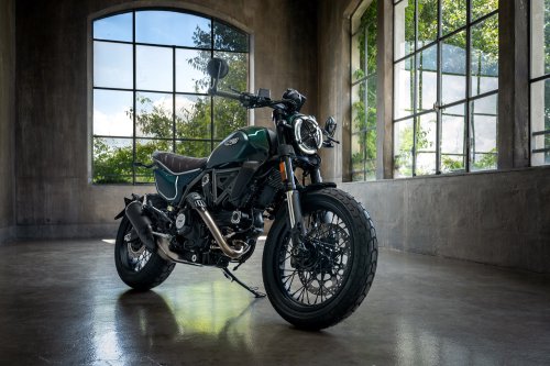 New Emerald Green livery for 2026 Ducati Scrambler