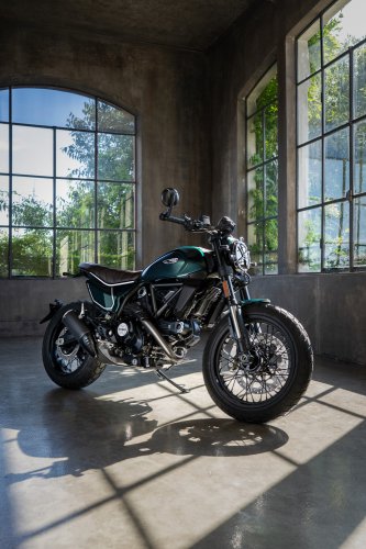 New Emerald Green livery for 2026 Ducati Scrambler