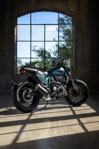 New Emerald Green livery for 2026 Ducati Scrambler