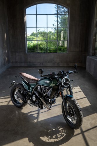 New Emerald Green livery for 2026 Ducati Scrambler