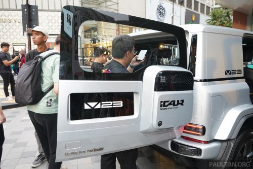 AWD, iCaur V23 previewed in Malaysia – launch in Q4 2025; 2WD, AWD variants; up to 430 km; RM145k-RM155k est