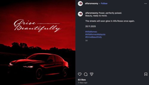 Alfa Romeo, SUV, Alfa Romeo Malaysia teaser reveals Nov 20 launch date – Giulia sedan and Stelvio SUV for boutique ops