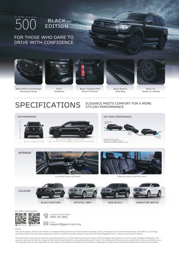 GWM, SUV, GWM Tank 500 HEV Black Edition in Malaysia – flagship SUV gets a full black exterior, RM336,800