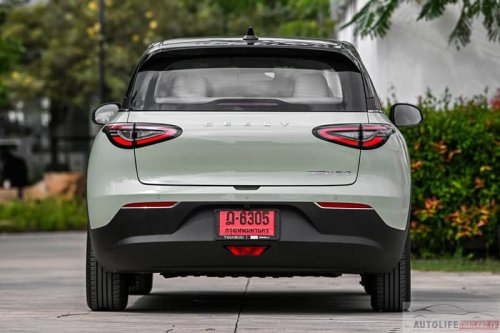 Geely EX2 in Thailand – Proton eMas 5, but with larger battery as standard, power seat, tonneau cover