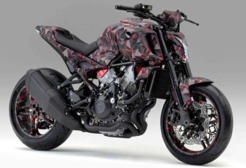 Honda shows V3R prototype at EICMA, 900 cc, V-three