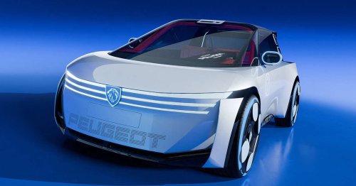 Peugeot, Peugeot Polygon concept shown with Hypersquare steering wheel, steer-by-wire; to feature on next 208?