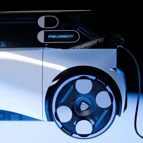 Peugeot Polygon concept shown with Hypersquare steering wheel, steer-by-wire; to feature on next 208?