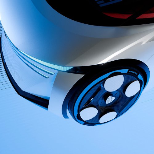 Peugeot Polygon concept shown with Hypersquare steering wheel, steer-by-wire; to feature on next 208?