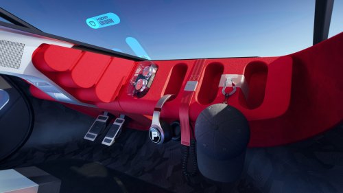 Peugeot, Peugeot Polygon concept shown with Hypersquare steering wheel, steer-by-wire; to feature on next 208?