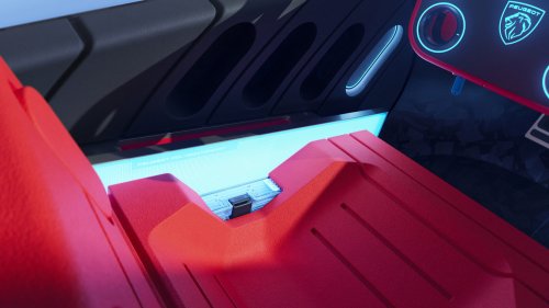 Peugeot Polygon concept shown with Hypersquare steering wheel, steer-by-wire; to feature on next 208?