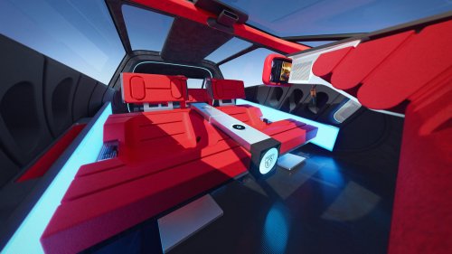 Peugeot Polygon concept shown with Hypersquare steering wheel, steer-by-wire; to feature on next 208?