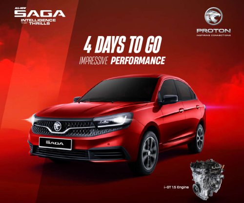 2026 Proton Saga MC3 open for booking November 10