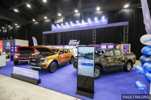 Ford Ranger XLT Plus, WildTrak 3.0 TD, Raptor petrol displayed at ACE 2025 – up to RM16,000 in savings