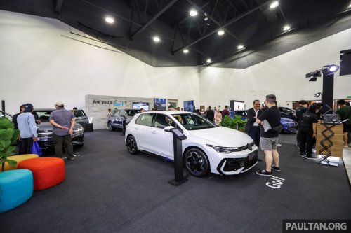 Volkswagen Golf GTI, 1.5L eTSI R-Line facelifts at ACE 2025; guest appearance by Datuk Azizulhasni Awang