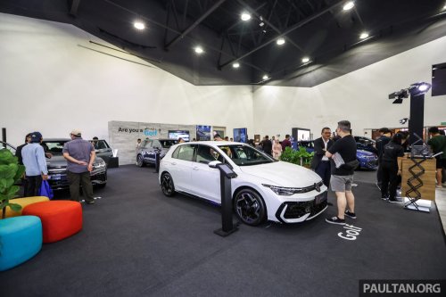 Volkswagen Golf GTI, 1.5L eTSI R-Line facelifts at ACE 2025; guest appearance by Datuk Azizulhasni Awang