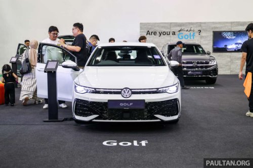Volkswagen Golf GTI, 1.5L eTSI R-Line facelifts at ACE 2025; guest appearance by Datuk Azizulhasni Awang