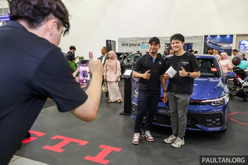Volkswagen Golf GTI, 1.5L eTSI R-Line facelifts at ACE 2025; guest appearance by Datuk Azizulhasni Awang