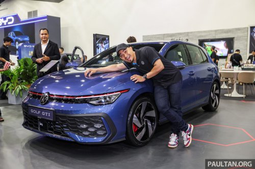 Volkswagen Golf GTI, 1.5L eTSI R-Line facelifts at ACE 2025; guest appearance by Datuk Azizulhasni Awang