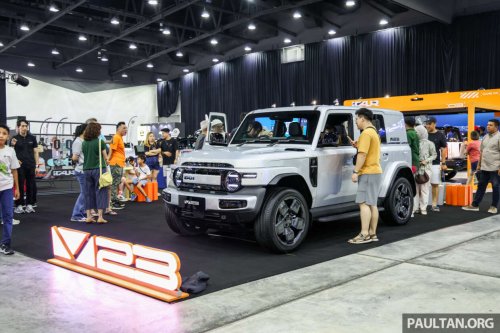 SUV, iCaur V23 preview, 03 EV SUV on display at ACE 2025