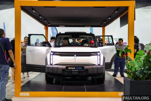 SUV, iCaur V23 preview, 03 EV SUV on display at ACE 2025