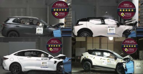 MG S5, Zeekr X, BYD Seal, Suzuki Fronx awarded ASEAN NCAP five-star ratings in 2021-2025 protocol