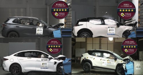 MG, Zeekr, BYD, BYD Seal, Suzuki, Suzuki Fronx, MG S5, Zeekr X, BYD Seal, Suzuki Fronx awarded ASEAN NCAP five-star ratings in 2021-2025 protocol