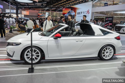 Honda Integra Hatchback Style concept in Guangzhou – manual two-door targa; new CR-X, anyone?