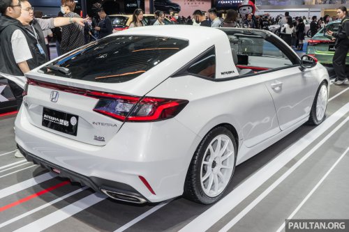 Honda Integra Hatchback Style concept in Guangzhou – manual two-door targa; new CR-X, anyone?