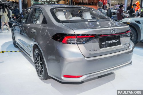 2026 Toyota Corolla sedan facelift in Guangzhou – new face, interior, large touchscreen, coming to Malaysia?