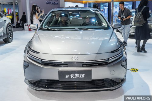 2026 Toyota Corolla sedan facelift in Guangzhou – new face, interior, large touchscreen, coming to Malaysia?