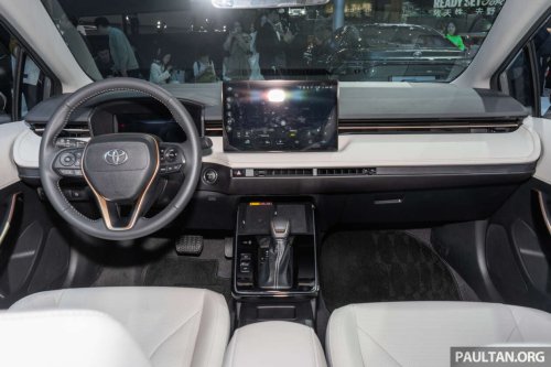 2026 Toyota Corolla sedan facelift in Guangzhou – new face, interior, large touchscreen, coming to Malaysia?