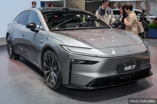 Toyota bZ7 in Guangzhou – sleek large sedan with Huawei motor, 281 PS RWD, HarmonyOS, LiDAR