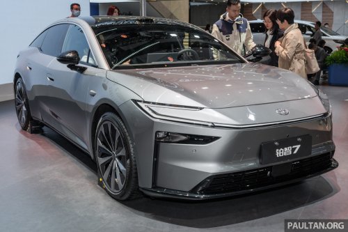 Toyota, Huawei, RWD, Toyota bZ7 in Guangzhou – sleek large sedan with Huawei motor, 281 PS RWD, HarmonyOS, LiDAR