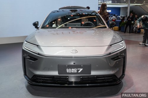 Toyota bZ7 in Guangzhou – sleek large sedan with Huawei motor, 281 PS RWD, HarmonyOS, LiDAR