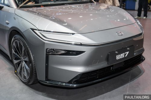 Toyota bZ7 in Guangzhou – sleek large sedan with Huawei motor, 281 PS RWD, HarmonyOS, LiDAR