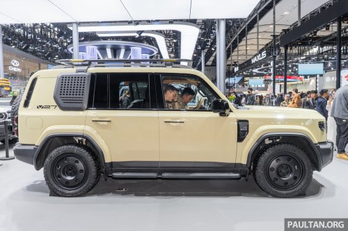 SUV, iCaur V27 debuts in Guangzhou – 5-seat D-segment REEV SUV with Land Cruiser styling, 200 km EV range