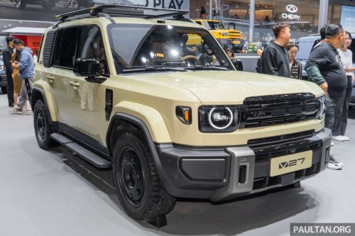 SUV, iCaur V27 debuts in Guangzhou – 5-seat D-segment REEV SUV with Land Cruiser styling, 200 km EV range