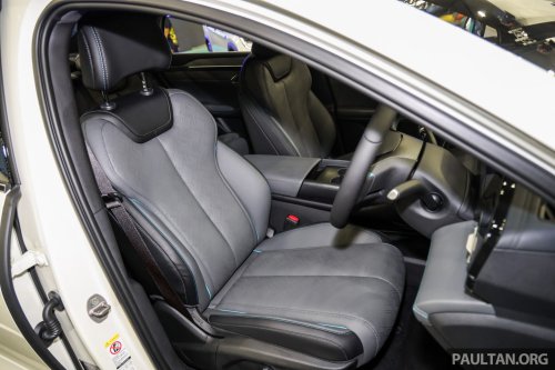 BYD Seal 6 EV in Ivory Gold at ACE 2025 – Premium only, same price at RM116,500; limited to 100 units