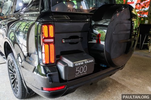 GWM, SUV, GWM Tank 500 HEV Black Edition in Malaysia – flagship SUV gets a full black exterior, RM336,800