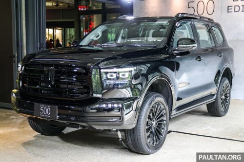 GWM Tank 500 HEV Black Edition in Malaysia – flagship SUV gets a full black exterior, RM336,800