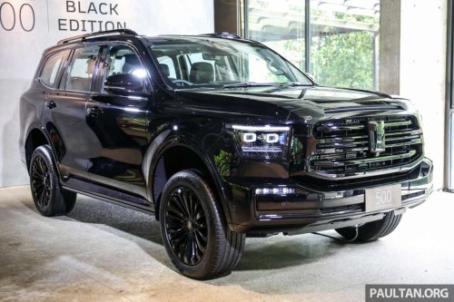 GWM, SUV, GWM Tank 500 HEV Black Edition in Malaysia – flagship SUV gets a full black exterior, RM336,800