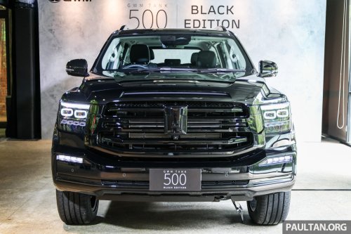 GWM Tank 500 HEV Black Edition in Malaysia – flagship SUV gets a full black exterior, RM336,800