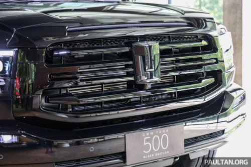 GWM Tank 500 HEV Black Edition in Malaysia – flagship SUV gets a full black exterior, RM336,800
