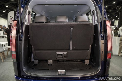 Hyundai Staria CKD in new Stormy Sea colour on show at ACE 2025 – RM180k-268k, same as CBU prices